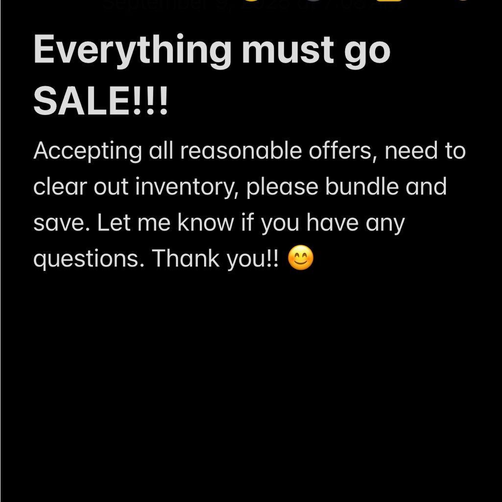 Clearance Sale